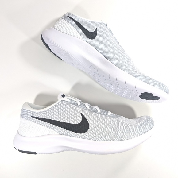 Nike Flex Experience RN 7 (WhiteBlackWolf Grey) Men's Nike Flex Experience RN 7 (WhiteBlackWolf Grey) Men's